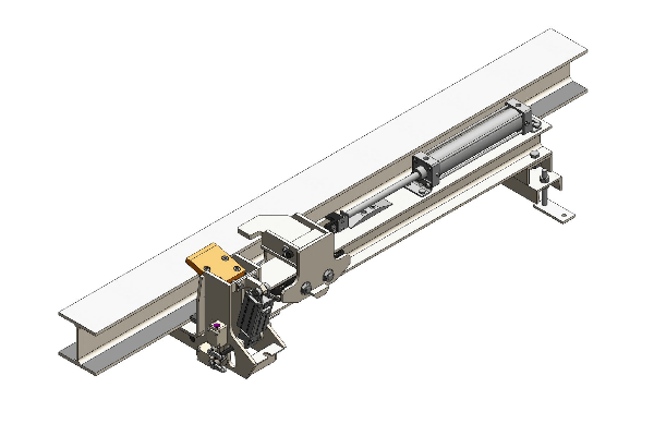 台車位置決め装置のイメージ図